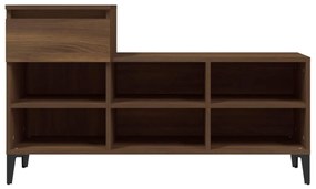 Sapateira 102x36x60 cm derivados de madeira carvalho castanho
