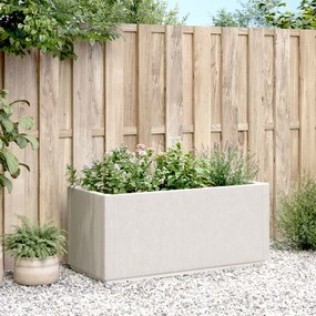Vaso/floreira 80x36x35 cm PP branco