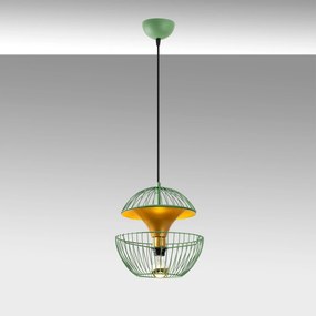 Candeeiro Telmander – Verde – 30 x 30 x 45-135 cm