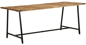 Mesa de jantar 180x90x75 cm madeira de mangueira maciça