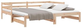 Estrutura sofá-cama de puxar sem colchão 80x200 cm