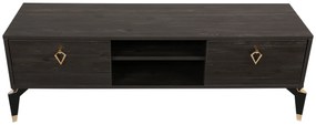 Móvel TV Posh – Castanho Escuro – 143x47x40 cm