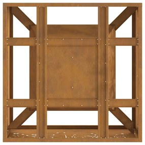Fogueira vidaXL Quadrada 60x60x30 cm Aço Corten