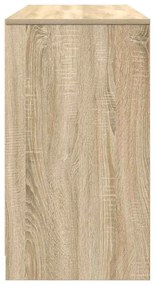 Secretária 120x42x76 cm derivados de madeira carvalho sonoma
