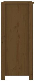Aparadores 2 pcs 40x35x80 cm pinho maciço castanho mel