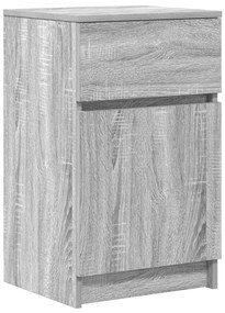 Mesa de cabeceira 2 pcs derivados de madeira cinzento sonoma