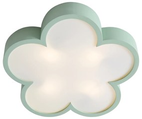 Plafon para crianças verde com branco - Lucille Para crianças