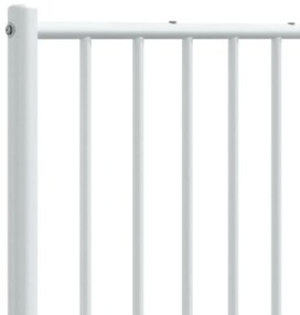 Cabeceira de cama 193 cm metal branco