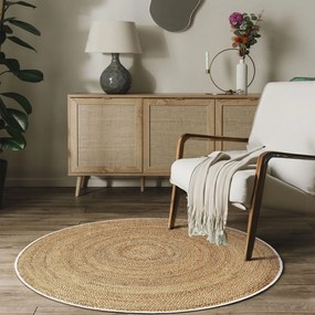 Tapete Redondo Viana – Ø100 cm – Creme