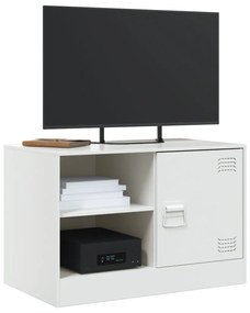 Móvel de TV 67x39x44 cm aço branco