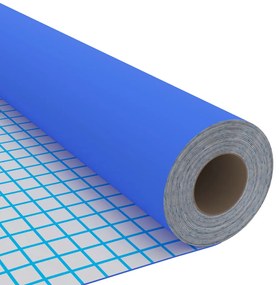 Autocolante para móveis 500x90 cm PVC azul brilhante