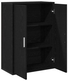 Aparador Carvalho Preto 60x31x84 cm Madeira Engenheirada