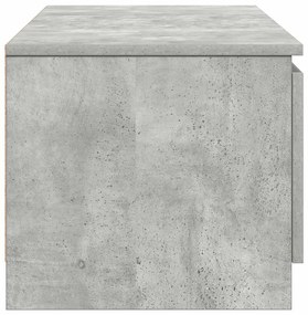 Móvel de TV derivados de madeira cinzento concreto