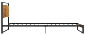 Estrutura de cama 90x200 cm metal