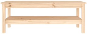 Mesa de centro 110x50x40 cm pinho maciço
