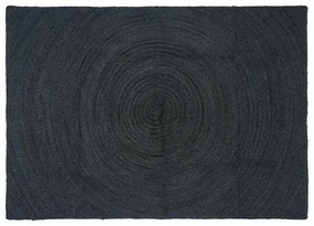 vidaXL Tapete Cinza Escuro 140 x 200 cm Juta