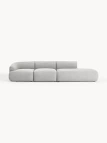 Chaise longue modular em bouclé Sofia (4 lugares)