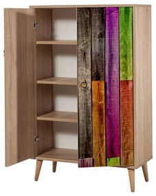 **** Armário Multiuso Multibox – Carvalho Sonoma – 80x127x36 cm

**