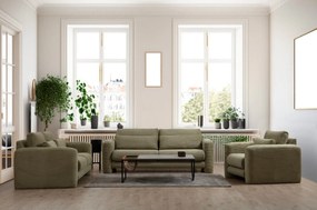 Sofá de 3 lugares Lily – Verde – 215x97x73 cm