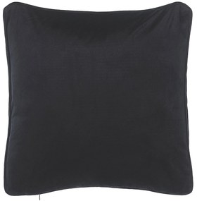 Conjunto de 2 almofadas decorativas às riscas pretas 45 x 45 cm GUDARI Beliani