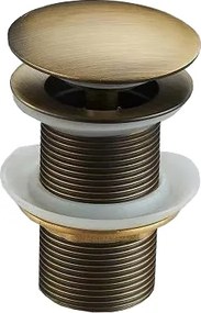 Mexen tampa de clique redonda, bronze antigo - 79910-30