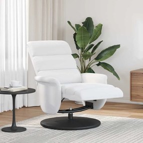 vidaXL Poltrona reclinável Branco 98 x 71 x 106 cm PU