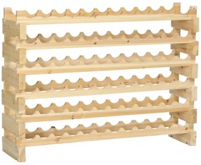 Suporte para Garrafas de Vinho para 72 Garrafas Garrafeira com 6 Nívei