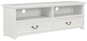 vidaXL Móvel de TV 120x30x40 cm madeira branco