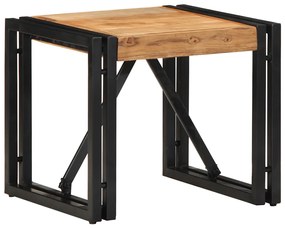 Mesa de centro 40x40x35 cm madeira de acácia maciça