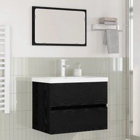 vidaXL Conjunto de Móveis para Banheiro 3 pcs carvalho artisiano