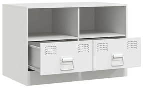 Móvel de TV 67x39x44 cm aço branco