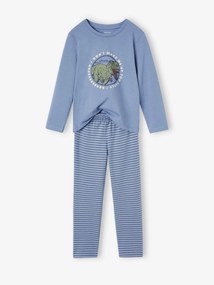 Pijama dinossauro BASICS, em jersey, para menino azul