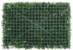 Vedação de plantas artificiais 6 pcs 40x60 cm verde