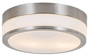 Candeeiro de tecto clássico exterior aço 28 cm IP44 - Flavi Clássico / Antigo