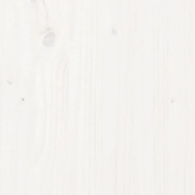 Vaso/floreira 110x84x75 cm pinho maciço branco