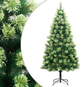 Árvore de Natal artificial articulada com suporte 240 cm