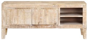 Móvel de TV 110x35x46 cm madeira de mangueira maciça