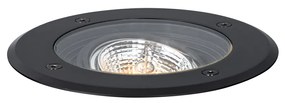 Refletor moderno para exterior preto AR70 ajustável IP65 - Delux Moderno