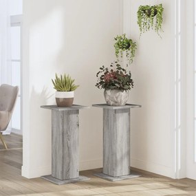 Suportes p/ plantas 2 pcs 30x30x60 cm derivados de madeira
