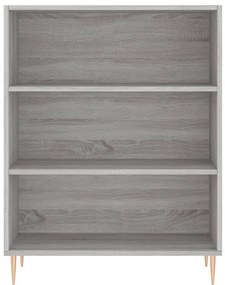 Armário alto 69,5x34x180 cm derivados de madeira sonoma cinza