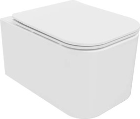 Mexen Elis sanita slim sem aro com assento de queda lenta, duroplast, branco brilhante - 30910600