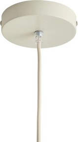 Japandi hanglamp beige met stoffen kap 80cm - Papel