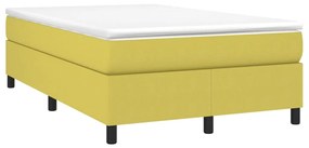 Estrutura de cama sem colchão 120x200 cm tecido verde