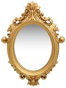 320357 vidaXL Espelho de parede estilo castelo 56x76 cm dourado