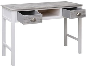 Secretária 110x45x76 cm madeira cinzento