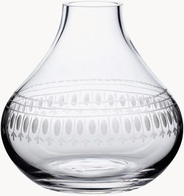 Jarra em cristal artesanal Ovals, Alt 11 cm