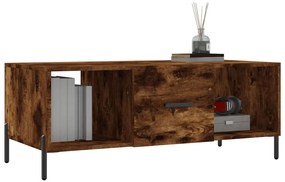 Mesa de centro 102x50x40 cm derivados madeira carvalho fumado