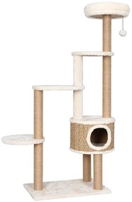 Árvore para gatos c/ postes e almofadão 148 cm erva marinha