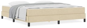 Cama Box Outros Creme 180 x 200 cm tecido