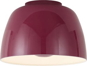Plafon Retro Vermelho com Interior Branco Incl. LED Dimerizável em 3 Níveis - Vera